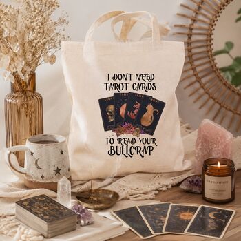 Funny Tarot Card Tote Bag Gift, 2 of 6