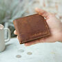 Personalised Best Man Buffalo Leather Wallet, thumbnail 5 of 7