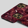 Red Marble Tough Case For iPhone, thumbnail 4 of 4