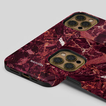 Red Marble Tough Case For iPhone, 4 of 4