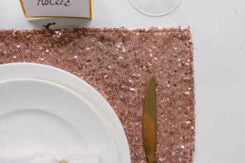 Sequin Placemats Pack Of Two, 2 of 4