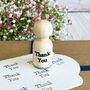 Mini Thank You Rubber Stamp For Crafting And Cards, thumbnail 1 of 7