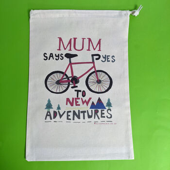 Personalised Cycling Adventures Storage Bag, 2 of 6