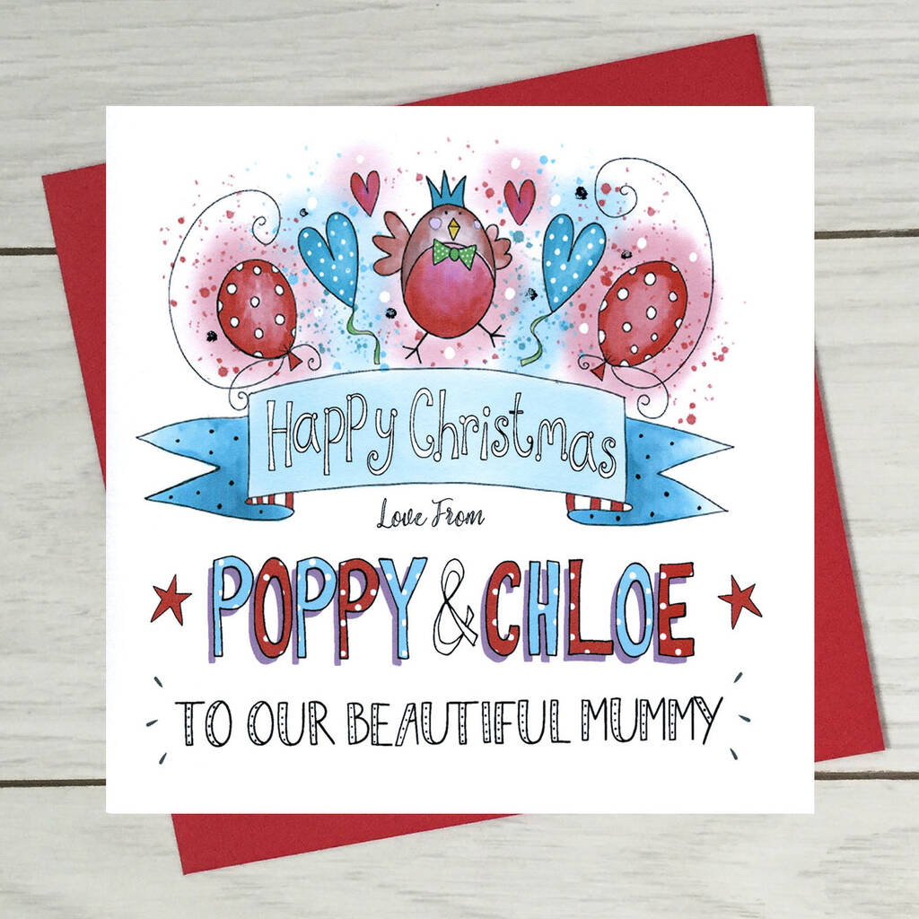 Mummy Christmas Card By Claire Sowden Design