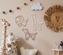 Kids Nursery African Safari Wall Art Wooden Decor Set, thumbnail 1 of 7