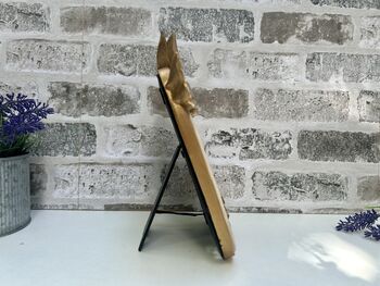 Cream And Gold Butterfly Photo Frame – 6x4 Inch Portrait, 5 of 10