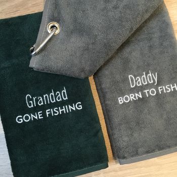 Personalised Fishing Towel, 2 of 3