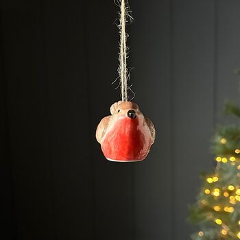 Robin Hanging Christmas Decoration, 3 of 3