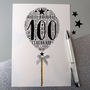 100th Happy Birthday Balloon Sparkle Card, thumbnail 11 of 11