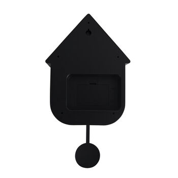 Modern Cuckoo Clock In Black, 3 of 3