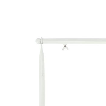 Over Table Hanging Rack Rail In White Steel Fit 211.5cm, 5 of 8