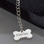 Personalised English Bulldog Sterling Silver Necklace, thumbnail 4 of 7