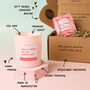 Funny Wedding Gift Pink Candle Happy Wedding Day, thumbnail 2 of 6