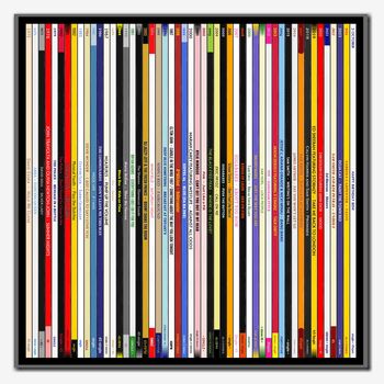 50th Birthday Print Music Number Ones Gift 1975, 5 of 7