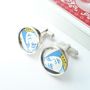 Playing Cards Silver Cufflinks, thumbnail 1 of 4