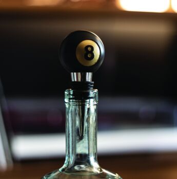 Eight Ball Bottle Stopper, 2 of 3