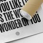 Port Vale 'The Wonder Of You' Football Song Print, thumbnail 3 of 3