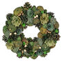 Winter Pine Cone Christmas Wreath, thumbnail 2 of 5