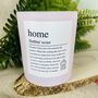 Personalised Home Definition Housewarming Candle, thumbnail 4 of 11