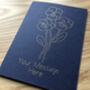 Personalised Violet February Birth Flower Card, thumbnail 8 of 8