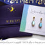 Emerald Threader Earrings, May Birthstone Gift, thumbnail 8 of 9