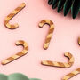 Wooden Candy Cane Christmas Table Confetti, thumbnail 1 of 2
