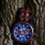 Lisbon Engraved Wooden Watch For Men, thumbnail 5 of 9