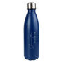 Personalised Name And Message Blue Metal Insulated Drinks Bottle, thumbnail 7 of 7