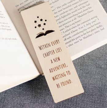 Engraved Bookmark Gift For Book Lovers And Teachers, 3 of 4