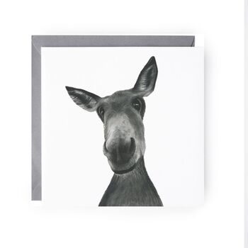 Lovable Donkey Country Themed Card, 3 of 7