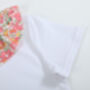 Edoth Pink Collar Floral Top, thumbnail 5 of 9