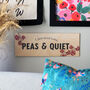 Personalised Wooden Floral Sign, thumbnail 1 of 4