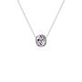 October Birthstone Necklace Sterling Silver Birthday Gift, thumbnail 5 of 5