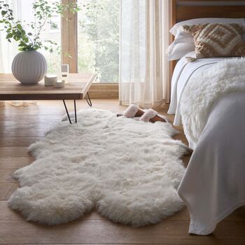 Genuine Sheepskin Rug Natural, 3 of 4