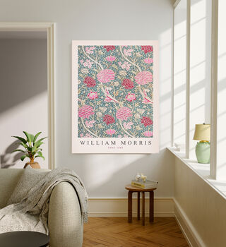 William Morris Set Of Two Floral Art Prints, 3 of 4