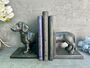 29cm Black Dachshund Bookends Sausage Dog Gift 3kg Pair, thumbnail 1 of 8