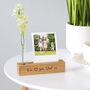 Personalised Photo Block With Print And Stem Vase, thumbnail 1 of 10