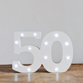 Milestone Ages LED Light Up Numbers, 6 of 6