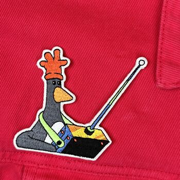 Feathers Mcgraw Remote Glow In The Dark Sew On Patch, 3 of 4