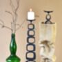 Tall Candlestick Retro Designs Metal Candle Holder, thumbnail 2 of 12