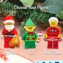 Merry Christmas Lego® Brick With Santa Minifig, thumbnail 2 of 5