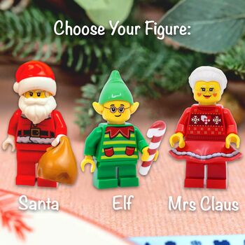 Merry Christmas Lego® Brick With Santa Minifig, 2 of 5