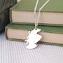 Sterling Silver Scotland Necklace, thumbnail 3 of 9