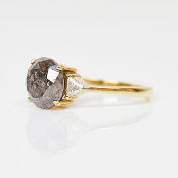 18ct Gold Round Brilliant Cut Diamond Engagement Ring, 2 of 7