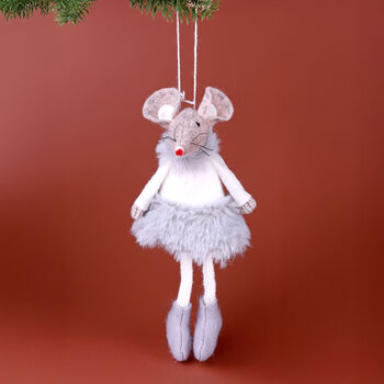 G Decor All Fashion Mice Besties Hanging Christmas Ornaments, 2 of 5