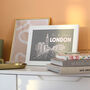 Personalised London Foiled Print Wall Art For The Home, thumbnail 6 of 7