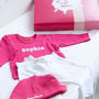 Personalised New Baby Girl Gift Box Set, thumbnail 2 of 2