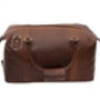 Personalised Luxury Brown Colombian Leather Holdall, thumbnail 8 of 11