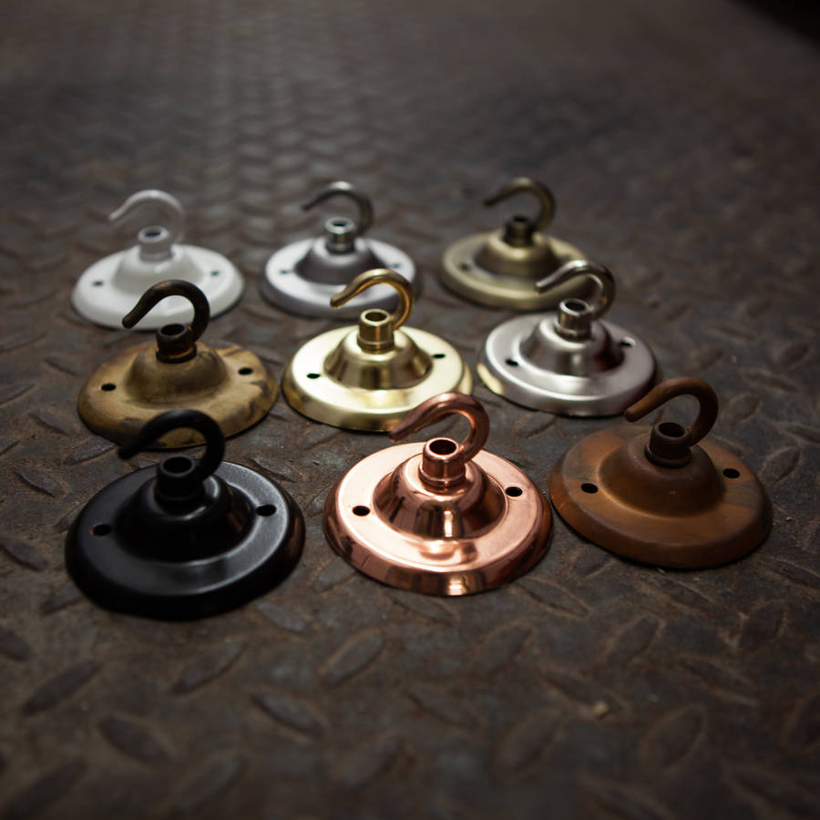 Vintage Style Ceiling Rose With Hook By Dowsing & Reynolds