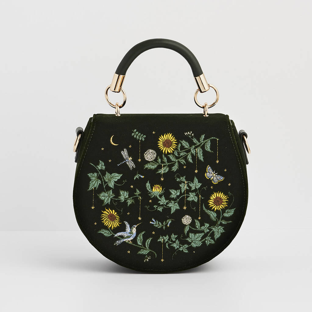 Charlotte Sunflower Top Handle Bag, 1 of 8